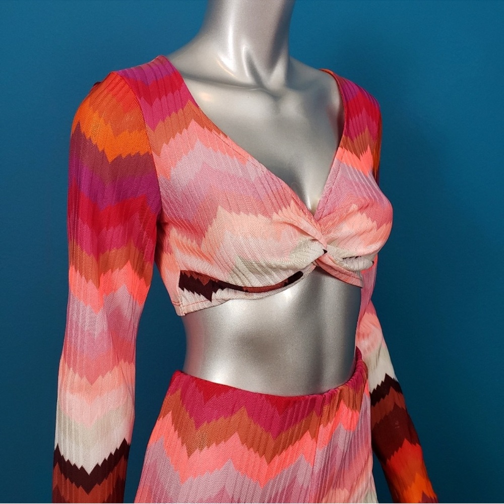 ASOS Multicolor Chevron Knit Set - Picture 3 of 9